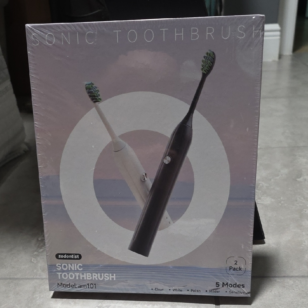 Sonic Toothbrush - Black and White